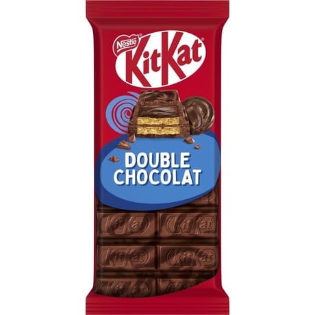 Kitkat tablette double chocolat 99g