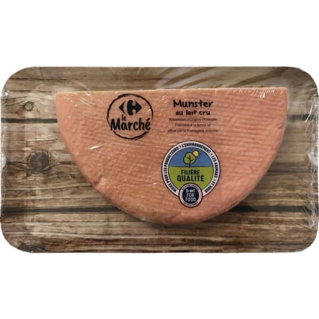 Demi Munster fermier AOP Filière Qualité Carrefour