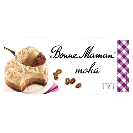 Bonne Maman dessert patissier moka 2x100g