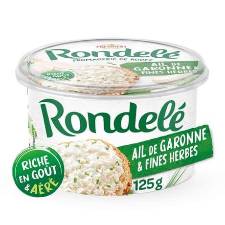 Rondelé ail de garonne et fines herbes 125 g