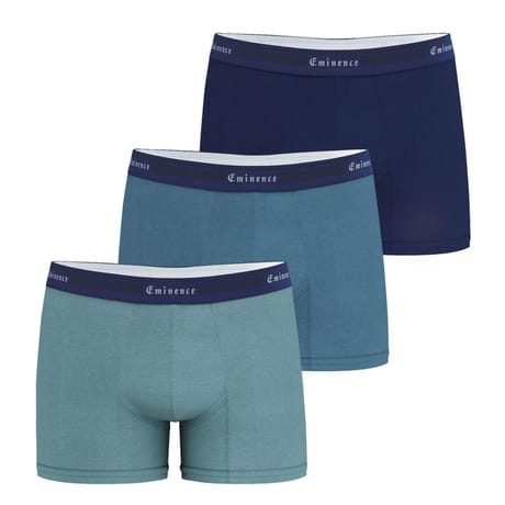 Lot de 3 boxers Tailor homme Eminence BLEU - 2510 CLEADON T3