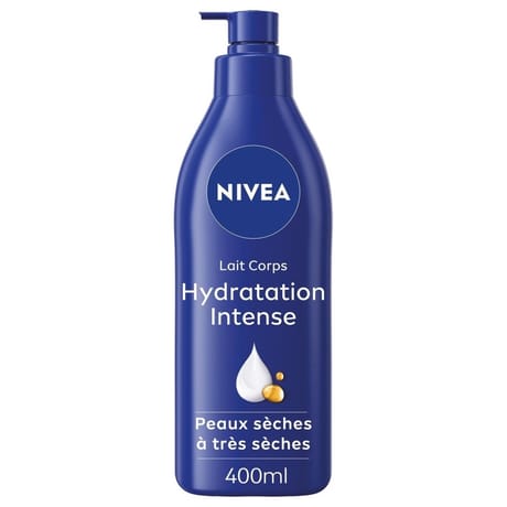 Nivea lait corps hydratation intense peaux très sèches flacon pompe 400ml