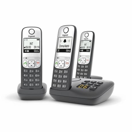 Gigaset téléphone sans fil répondeur A635 A TRIO ANTHRACITE