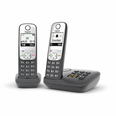 Gigaset téléphone sans fil répondeur A635 A DUO ANTHRACITE