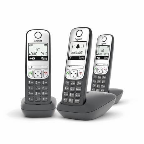 Gigaset téléphone sans fil A635 TRIO ANTHRACITE