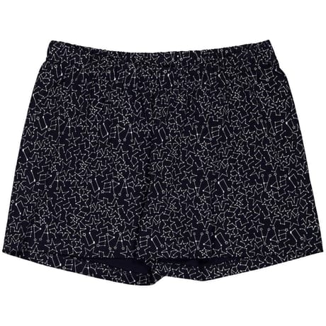 Short nuit femme NOIR AOP ETOILES T50/52