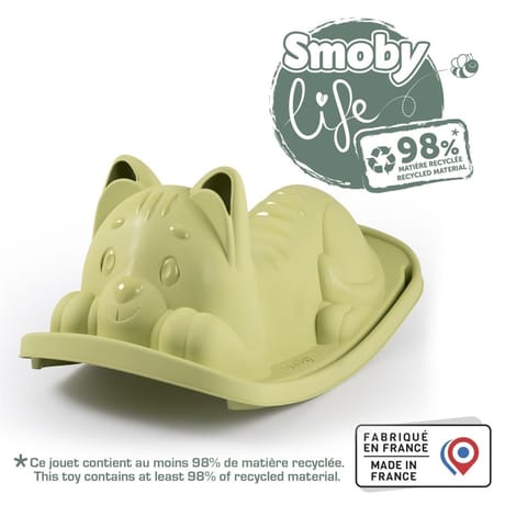 Life bascule chat vert