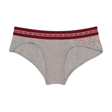 Shorty fille  - Dim sport AB9 GRIS CHINE/BX 10ANS