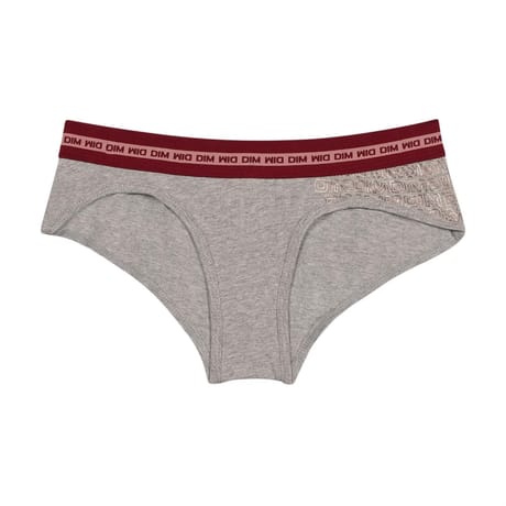 Shorty fille  - Dim sport AB9 GRIS CHINE/BX 14ANS