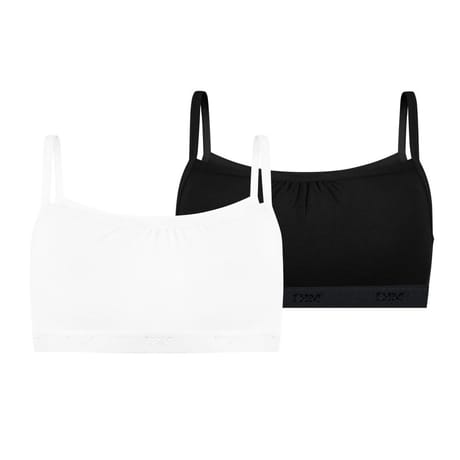 Lot de 2 brassières fille Pocket Ecodim NR1 - 0CA NOIR 8ANS