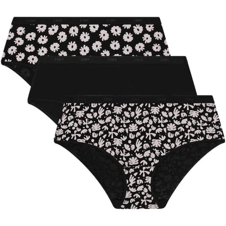 Lot de 3 shorties Les Pockets Coton Stretch Dim B3T LOT BLACK BOLD 40\42