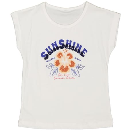 Tee shirt sans manches BLANC 14 ANS