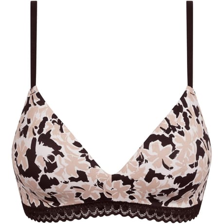 Soutien-gorge sans armature triangle paddé ligne Daily Micro Dim B5A TABLEAU FLORAL 95E