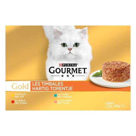 Gourmet gold les timbales 12x85g