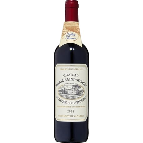 Reflets de France Château Belair Saintt-Georges Saint Emilion vin rouge AOP 75cl
