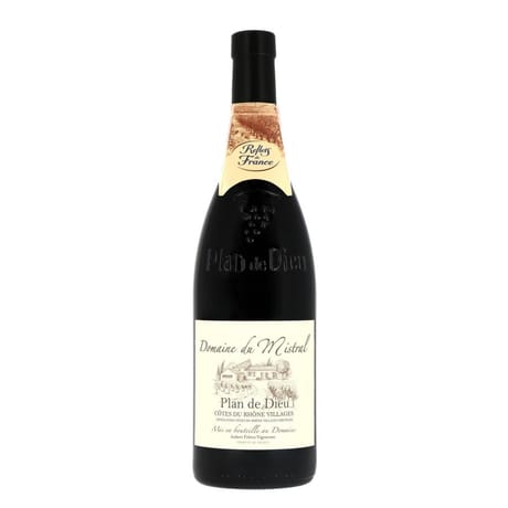 Reflets de France Domaine du Mistral vin rouge AIO Côtes du Rhône 75cl