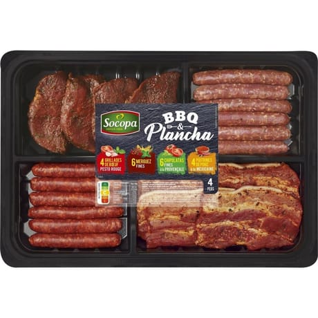 Plateau plancha boeuf 700g Socopa