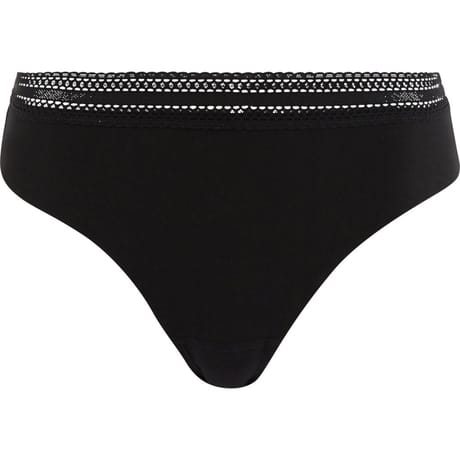 Lot de 2 slips midi Invisible Coton Sans Complexe IYI NOIR/NOIR 46/48