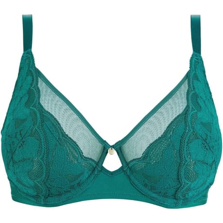 Soutien-gorge armature ligne Romance Sans Complexe IXB VERT EMERAUDE 100D