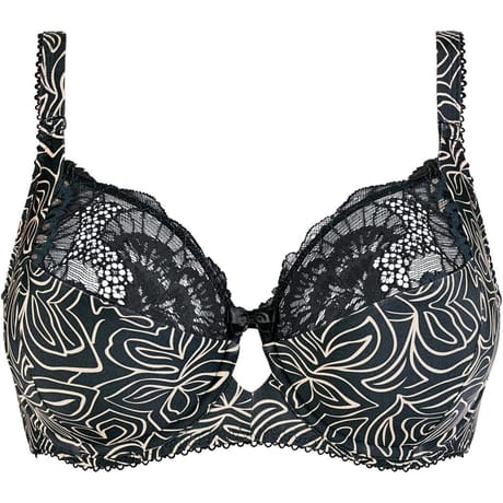 Soutien-gorge armature ligne hélène Sans Complexe JNC IMP GRAPHIQUE ANTHRACITE 105D