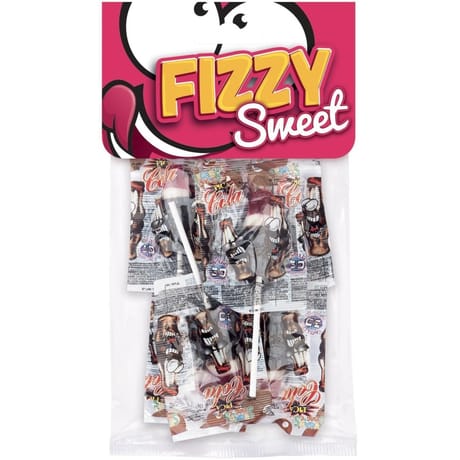 Fizzy sucettes cola 84g