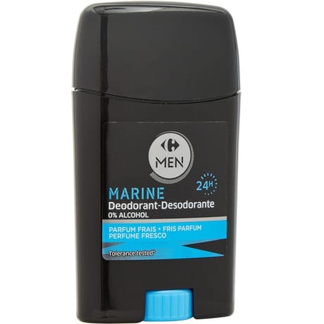 Carrefour men déodorant 24 h marine 50ml