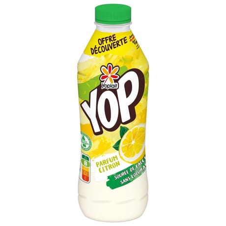 Yop aromatisé citron 850g offre découverte