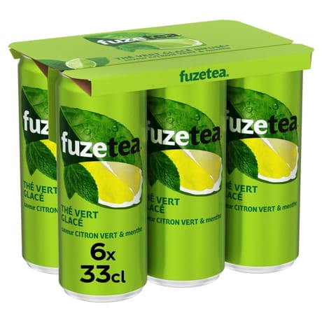 Fuzetea menthe citron vert 6x33cl