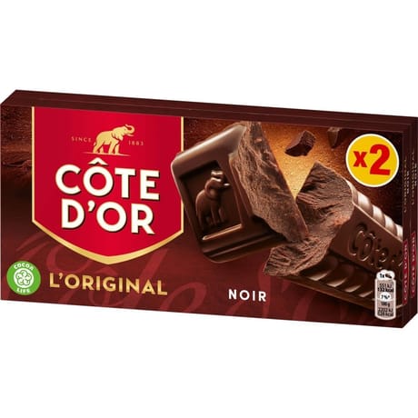 Côte d'or noir extra 2x200g-400g