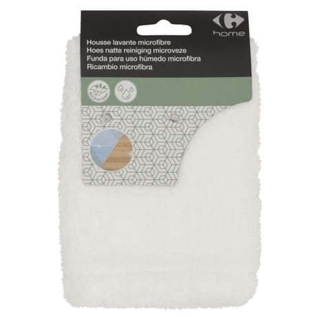 Carrefour home serpillière housse lavante microfibre