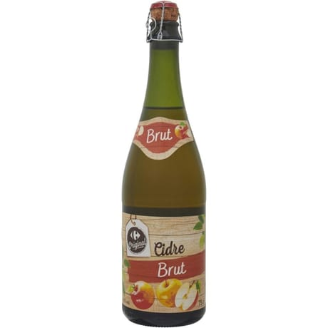 Carrefour original cidre bretagne igp 75cl 4.5%vol