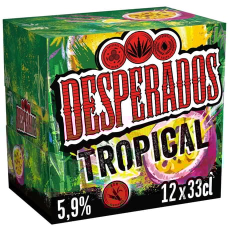Desperados tropical aromatisée 12x33cl