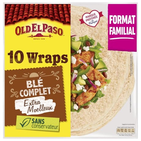 Old el paso tortillas de blé x10 - 580g