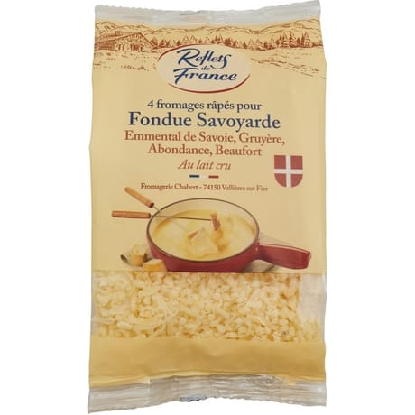 Reflets de France Fondue Savoyarde 4 fromages râpés 400g