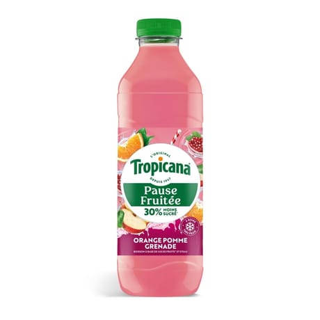 Tropicana pause fruité orange pomme grenande 1l