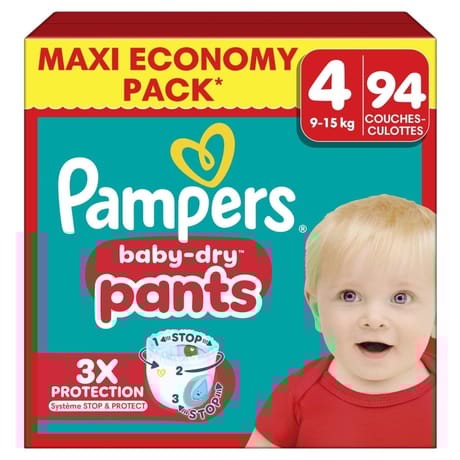 Pampers baby dry maxi culotte taille 4 x94