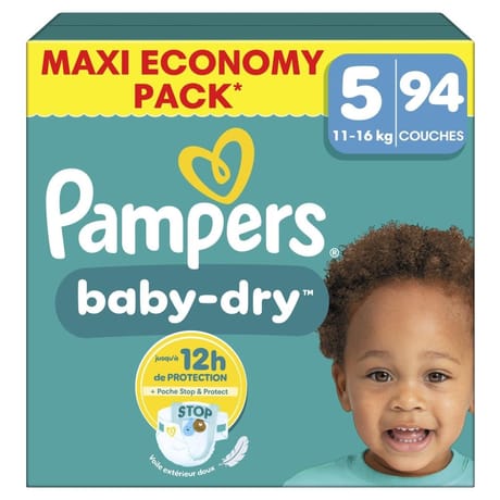 Pampers baby dry couches maxi t5 11-16 kg x94