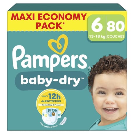 Pampers baby dry maxi couches t6 13-18 kg x80