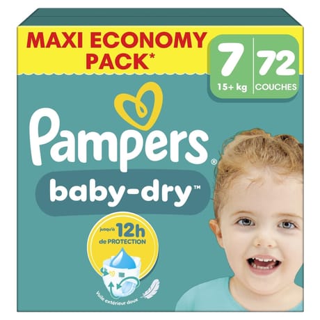Pampers baby dry maxi t7- +15 kg x72