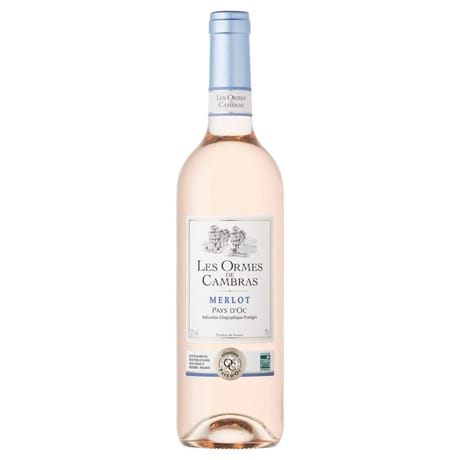 Les ormes de cambras merlot rosé 75cl 12%vol