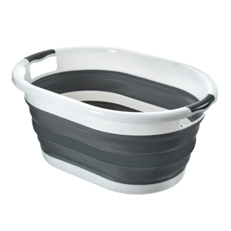 Carrefour home panier a linge retractable