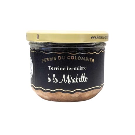 Saveurs du colombier pâté de campagne aux Mirabelles 200g