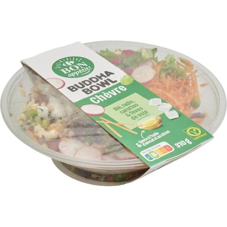 Carrefour bon appetit salade buddha bowl chèvre 310g