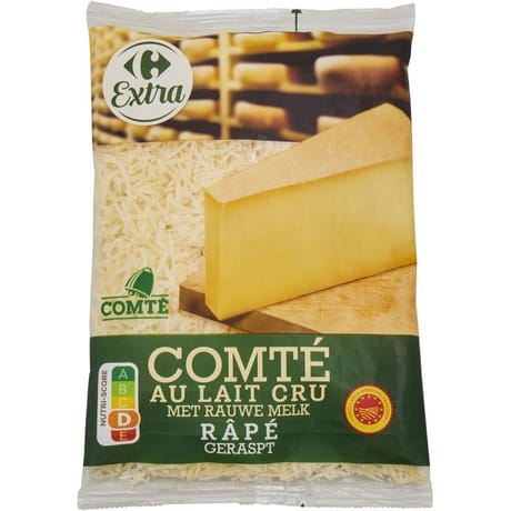 Carrefour Extra Fromage Râpé Comté AOP 150g