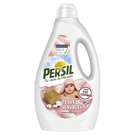 Persil lessive liquide peaux sensibles 2.565l-57 lavages