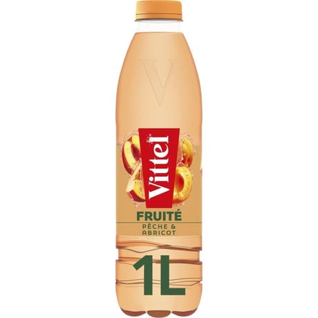 Vittel eau aromatisée pêche abricot 1l