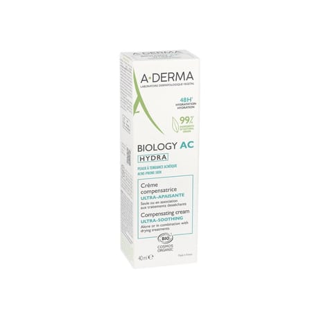 A-derma biology ac hydra crème bio 40 ml