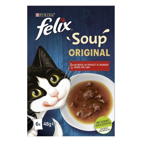 Felix soupe sélection de la campagne 6x48g