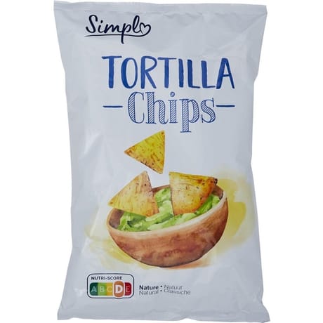 Simpl tortilla Chips nature sachet 300g