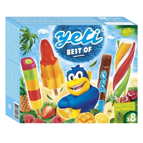 Yetigel 8 best of boîte d'assortiment 370ml 370g